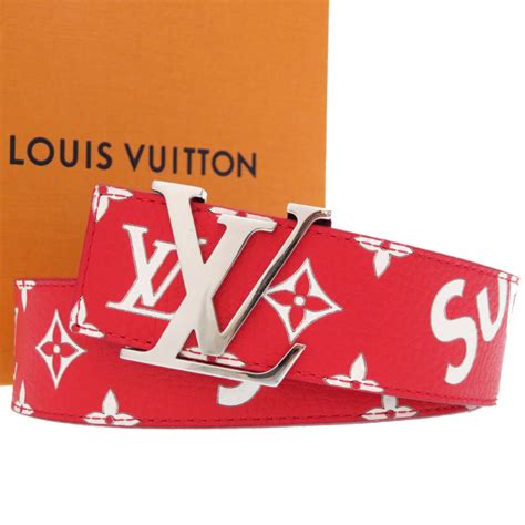 louis vuitton supreme belt white|louis vuitton x supreme cartera.